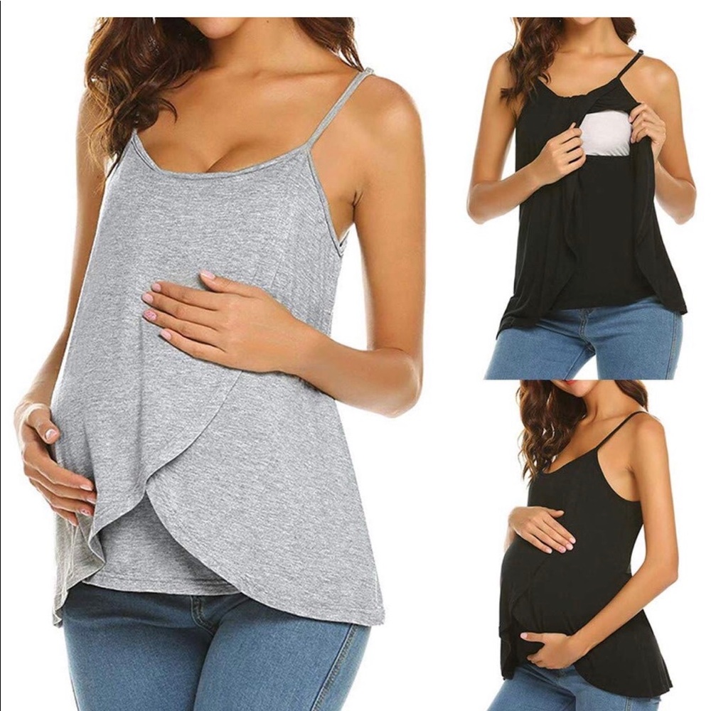 Nursing tank top